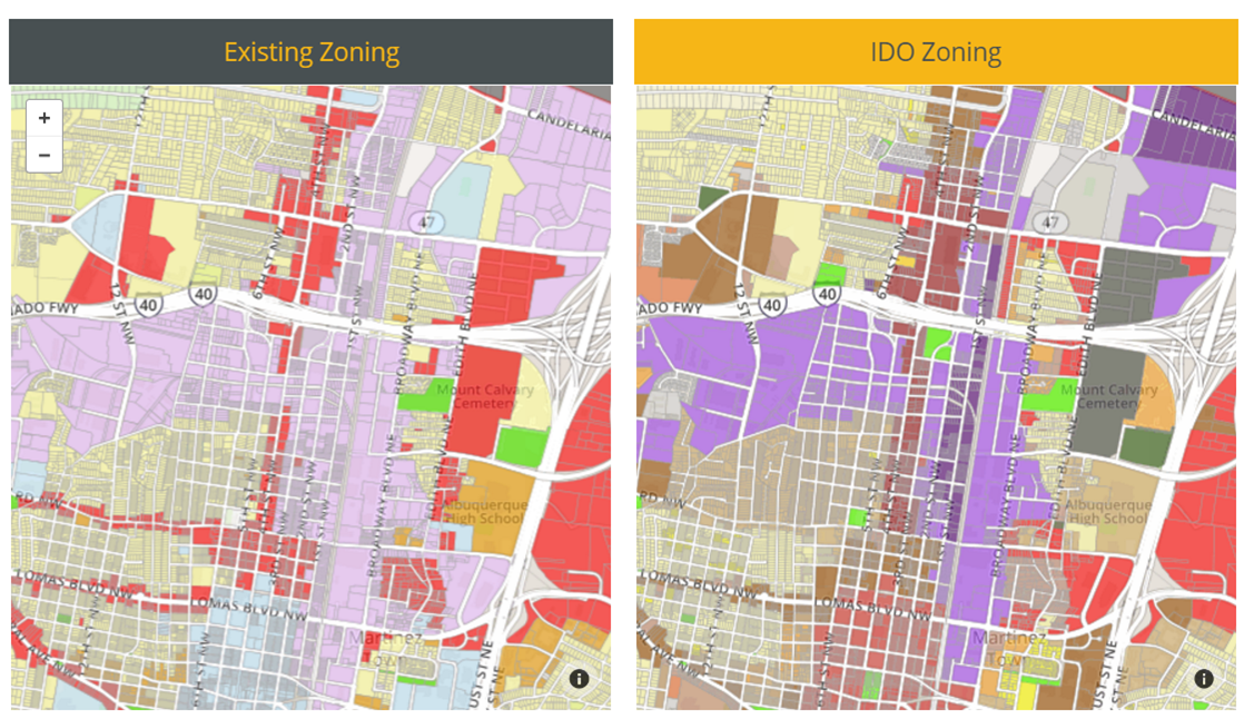Existing Zoning | IDO Zoning